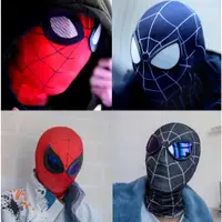 在飛比找蝦皮購物優惠-蜘蛛人面具 蜘蛛人 面罩 蜘蛛人 平常心 cosplay 頭