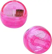 MERRYHAPY Nail Drill Bit Cleaning Brush Box Grinding Machine Brush Soft Hard Brushes for Nail Art Cleaning Equipment Portable