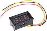 Automotive Multi Meter Car Digital Voltmeter Gauge 0-99.9v LCD Digital Display Voltmeter