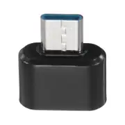 10PCS USB OTG Type-C Male To USB Female OTG Data Adapter For Samsung S8 Xiaomi 6 Huawei M9 MacBook BLACK COLOR