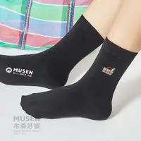 在飛比找momo購物網優惠-【木森好襪MUSEN SOCKS】台灣印象刺繡襪-茄芷袋