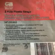 1/2" Plastic Conduit Strap,No GCC-120, Gardner Bender Inc