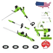 Dual-Action Corded Hedge Trimmer with Safety Features & Ergonomic Design