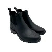 在飛比找蝦皮購物優惠-JIN YING☀【外銷日本款 仿皮鞋樣式744男用雨鞋】雨