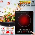 2000W Fast Heating Cooktop Hob Electric Induction LED Sensor Touch Control Panel