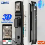 3D Smart Face Recognition Door Lock Camera Finger Print Password Security Lock