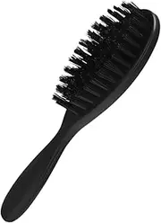 BESTYASH Portable Men's Beard Brush Ergonomic Handle Soft Smoothing Grooming Tool for Hair and Beard Maintenance Lightweight and Travel Friendly Gentle Hair for Neat Styling