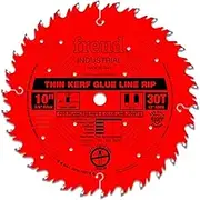 Freud 10 in. 30 Tooth Thin Kerf Glue Line Rip Saw Blade with 5/8 in. Arbor (LM75R010)