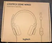 Brand New Logitech Zone Wired Headset 981-000876 Noise-Canceling USB-C & USB-A