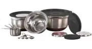 Imperial Home 17pc Stainless Steel Bowls w/ Preparation Set
