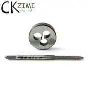 M2.2×0.45 HSS Metric Tap And Die Set,Thread Tap + Round Die Right Hand HSS Taper