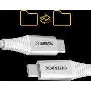 OtterBox 2m USB-C to USB-C Premium Pro Fast Charge Cable (White)
