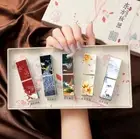 5pcs Chinese Style Carving Lipstick Set, Velvet Lipstick Set, Matte Red Range