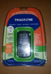 LG 501C Black QWERTY Keyboard Phone (Tracfone)