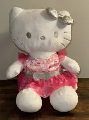 Build A Bear Hello Kitty Sanrio 25th Anniversary Plush w/ Dress~New With Tags !!