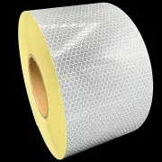 4" White Reflective Tape CS-ULG Ultra Flexible High Intensity Nikkalite Type 3