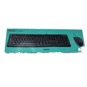 Logitech MK120 Wired USB Keyboard and Mouse Black Box Wear