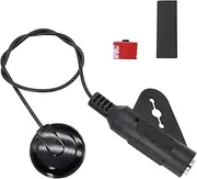 Contact Microphone WorthPlanet Multifunctional Self-Adhesive Microphone Pickup Mic Acoustic Guitar Pickup Transducer Suitable for Various Musical Instruments W090006(Black)