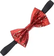 [FOMIYES] Classic Formal Bowtie Tuxedo Shirt Bowtie for Party Glitter Embellishment
