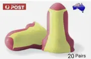 EAR PLUGS Disposable Foam Howard Leight Laser Lite 32dB Sleep Snore 20PAIRS