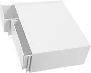 COMPUKAS Stackable Desk Drawer Organizer Versatile Storage Box for Home Office for Bathroom Stationery Compartment Design for Efficient Space Management