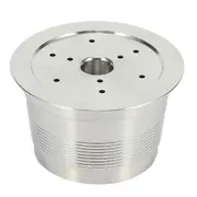 Compatible for Caffitaly Coffee Machine Maker Stainless Steel Refillable Reusable Capsule for Caffitaly Cafe Capsule Silver