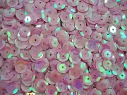 Sequins Cup 10mm Pink AB 20g Dance Bead Craft Sewing