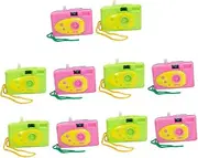 JOINPAYA 10pcs Projection Camera Toy Mini Viewer Girl Toys Playset Children s Pretend Play Prop Role Play Toy Miniatures Camera for Gadgets Toys Micro Camera Items PVC