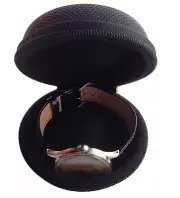 Durable Watch Soft Vault Protective Travel Storage Case Reinforced Zipper Shell