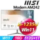 MSI Modern AM242 12M-677TW-SP2(i5-1235U/16G/1TB+512G SSD/W11)特仕版