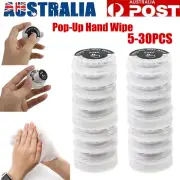 5-30Pcs Washable Disposable Compressed Towel Portable Mini Face Towels Travel AU