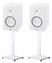 Pair 29” Steel White Stands For Yamaha HS7i Studio Monitors