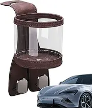 Car Headrest Cup Holder - Car Headrest Hanger with 2 Hooks | Multifunctional 2-in-1 Car Beverage Cup Holder for Kids Adults, Hold Handbags, School Bags, Umbrelas, Water Bottles