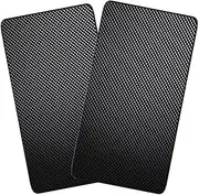 Changyeah 2 Pack Non-Slip Mat for Car, Anti-Slip Pads, Silicone Gel Mat for Cellphone Ornaments Fixed Center Console Grid Holds Cell Sunglasses, Keys, Coins, Phones (Black)