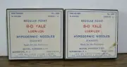 Yale B-D Luer-Lok Needles 26G 1/4" Regular Point Stainless Two Doz 24 Vintage