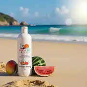 Australian Natural Body Wash with Organic Oils - Tropical Melon & Mango Shower Gel with Coconut, Avocado & Macadamia Oil - pH Balanced Moisturizing Body Wash for All Skin Types 500 ml