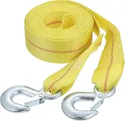 ZUNOXAZ Truck Towing Strap Heavy Duty Rope with Dual Hooks Vehicle Tie Down Straps for Truck and Cargo Transport High Strength Load Capacity