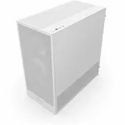 NZXT H5 Flow CC-H52FW-R1 Computer Case - ATX Motherboard Supported - Mid-tower - Mesh, Tempered Glass, Galvanized Cold Rolled St