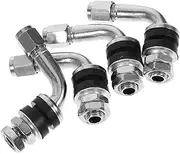 4pcs Tire Valve Extensions for 90 Degree Valve Stem Extender Motorcycle Electric Bikes
