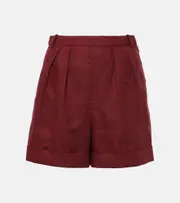 [Loro Piana] Loro Piana Linen shorts AU 6 brown