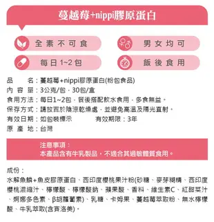 實體藥局✅公司正貨 藤達生技 nippi 膠原蛋白粉 蔓越莓 膠原蛋白