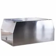Renegade RIFAC1200-3WT - 1200mm 2 Door 3PLS Flat 2.5mm Aluminium Ute Canopy