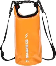 [SUPVOX] 1pc Drifting Bag Buggy Bag Waterproof Swimming Bag Foldable Large Bag for Outdoor Storage Bag Hike Beach Bag Waterproof Camping Dry Bag Backpack Waterproof Orange Mesh