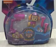 Paw Patrol The Mighty Movie Skye action figure with backpack launchers