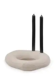 NEW VTWonen Large Sand Ecomix Candle Holder 29cm x 24cm x 8cm