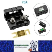 AFS Mini ANL Inline Fuse Holder with Bolt On 70Amp Fuse Supplied 70A fuse holder