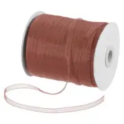 500 Yards 1/4 Inch Bronze Chiffon Ribbon Sheer Organza Ribbon
