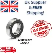 MTB Bearing Wheel Hub Cassette Bottom Bracket 10x19x5mm 6800-LLB 2RS ABEC-3 UK