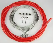 Bicycle Brake Cable Kit for Drop Bar Road - RED