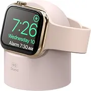 elago W2 Charger Stand Compatible with Apple Watch 10/9/8/7/6/5/4/3/2/1/SE, Compatible with Apple Watch Ultra 2 & 1 Charging Dock Station, Nightstand Mode, Cable Management (Pink)
